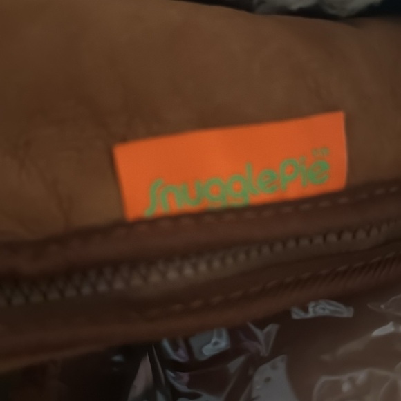 New SnugglePie Caramel Suede & Shearling Stroller Sack - Picture 12 of 12